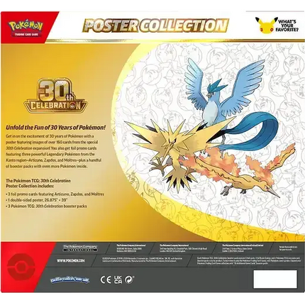 Pokemon TCG - 30th Celebration - Poster Collection (Engels)