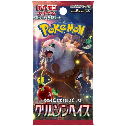 Pokemon TCG - Scarlet & Violet - Crimson Haze (SV5a) - Booster Pack (Japans)