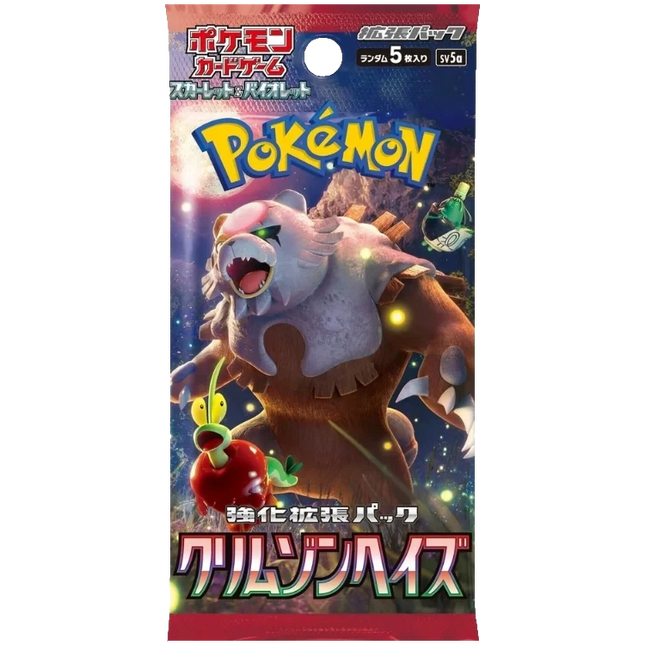 Pokemon TCG - Scarlet & Violet - Crimson Haze (SV5a) - Booster Pack (Japans)