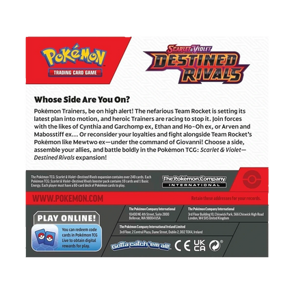 Pokemon TCG - Scarlet & Violet - Destined Rivals (SV10) - Booster Box (Engels)