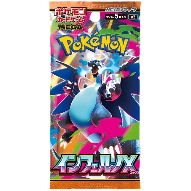 Pokemon TCG - Mega Evolution - Inferno X (M2) - Booster Pack (Japans)