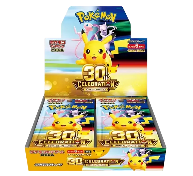 Pokemon TCG - Mega Evolution - 30th CELEBRATION (M6a) - Booster Box (Japans) [Pre-order]