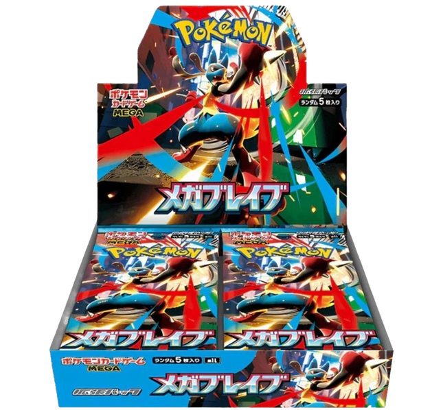 Pokemon TCG - Mega Evolution - Mega Brave (M1L) - Booster Box (Japans)