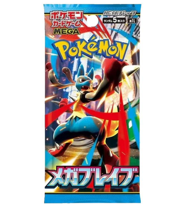 Pokemon TCG - Mega Evolution - Mega Brave (M1L) - Booster Pack (Japans)