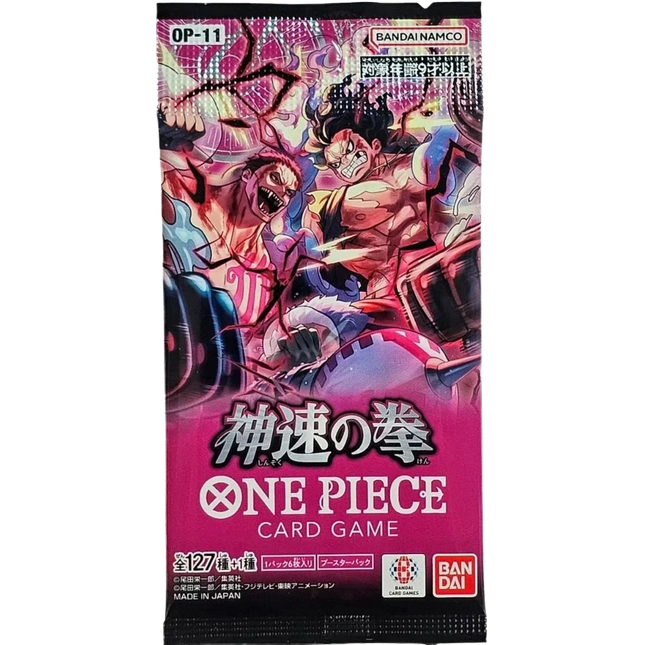 One Piece Card Game - A Fist of Divine Speed (OP-11) - Booster Pack (Japans)