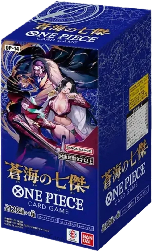 One Piece Card Game - The Azure Sea's Seven (OP-14) - Booster Box (Japans)
