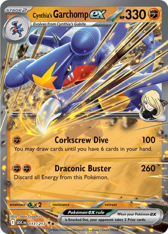 Cynthia's Garchomp ex (Ascended Heroes) 111/217 [Near Mint]