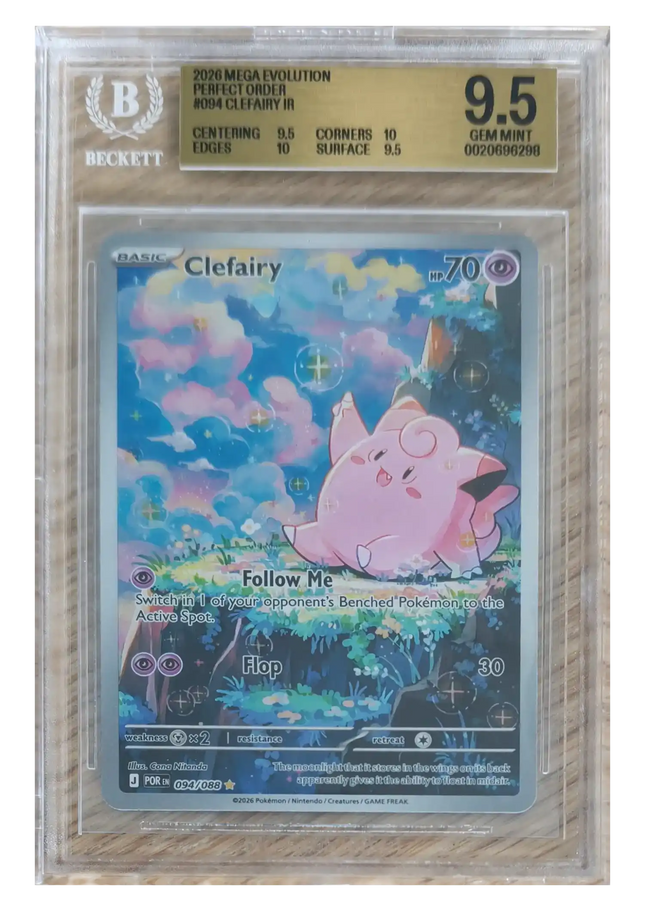 Pokemon TCG - Clefairy IR 094/088 - Perfect Order (ME3) - BGS 9.5 Gem Mint (Engels)