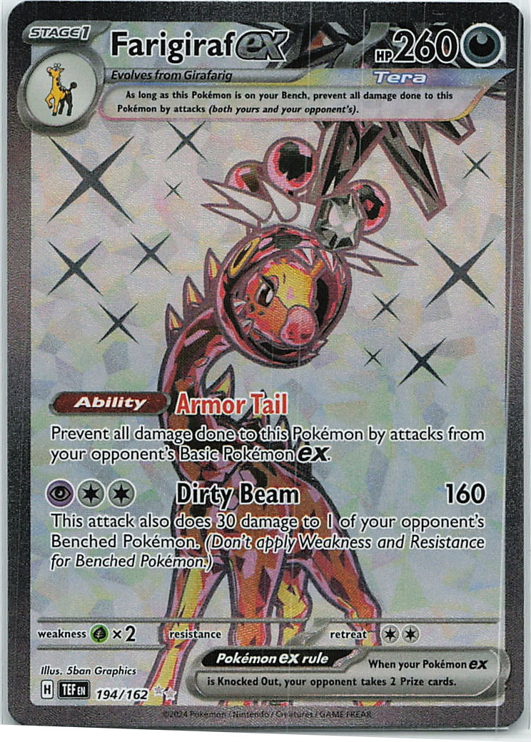 Farigiraf ex (Temporal Forces) 194/162 [Near Mint]