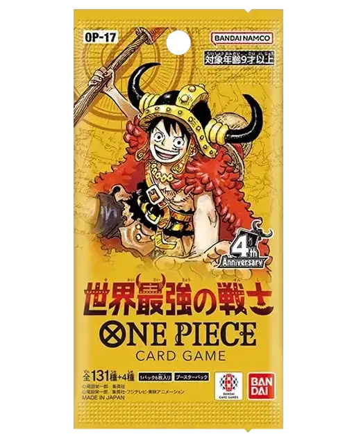 One Piece Card Game - The World's Strongest Warriors (OP-17) - Booster Pack (Japans)