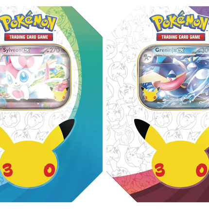 Pokemon TCG - 30th Celebration - ex Tin - Assorted (Engels)